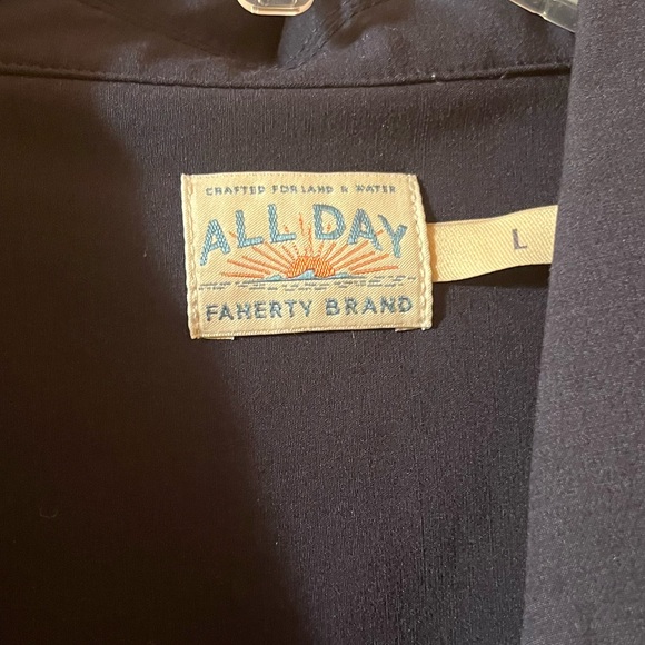 Faherty All Day Polo Dress in Navy Blazer - Picture 5 of 12